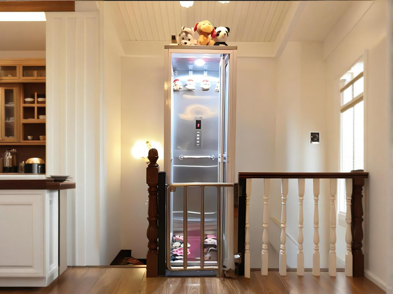 simple home lift for 2 floors